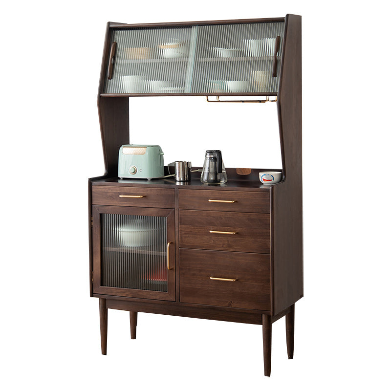 Contemporary Dining Server Solid Wood Sideboard for Living Room Clearhalo 'buffet_sideboard' 'Buffets & Sideboards' 'furn' 'furn_buffet_sideboard' 'Furniture' 'Kitchen & Dining Furniture' 5960772