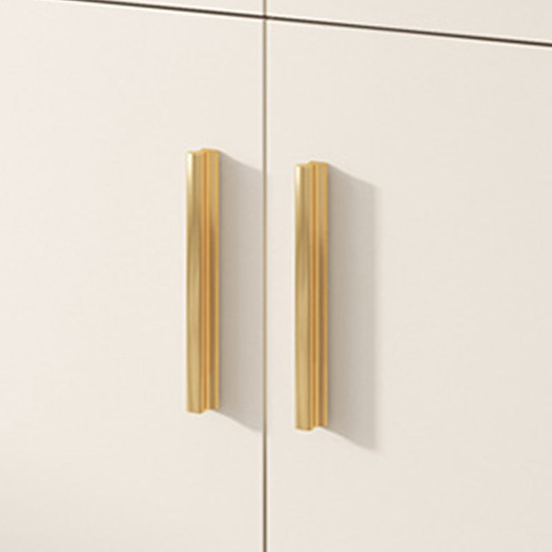 Portes modernes Deux tiroirs Pierre et buffet en bois d'ingénierie