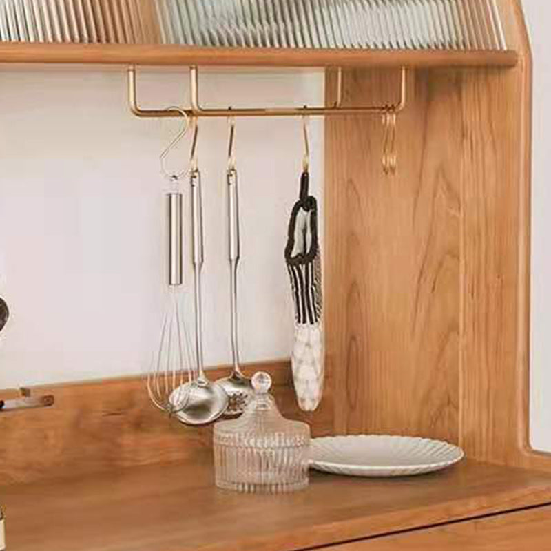 3-Door Sideboard Contemporary 4-Drawer Dining Server for Living Room Clearhalo 'buffet_sideboard' 'Buffets & Sideboards' 'furn' 'furn_buffet_sideboard' 'Furniture' 'Kitchen & Dining Furniture' 5960884