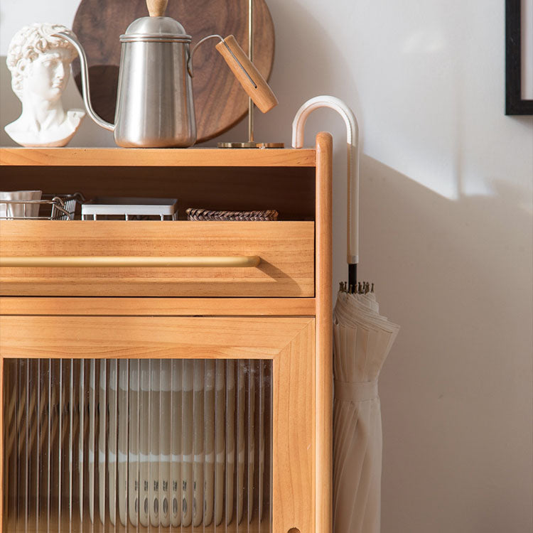 Server da pranzo in legno massiccio di pino mobile contemporaneo