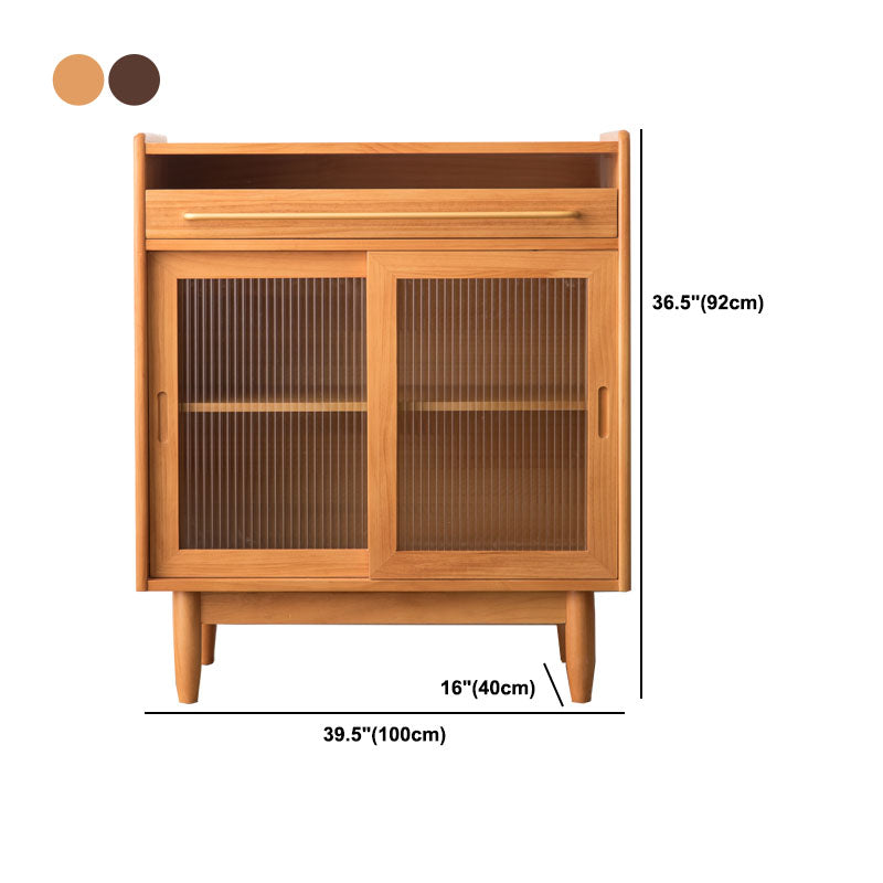 Server da pranzo in legno massiccio di pino mobile contemporaneo