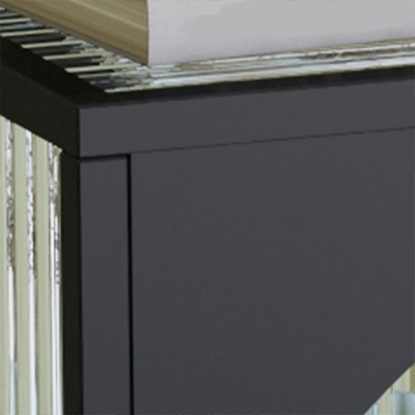 19.5 "L metalen dressoir met glazen deur moderne indoor dinerserver met kast