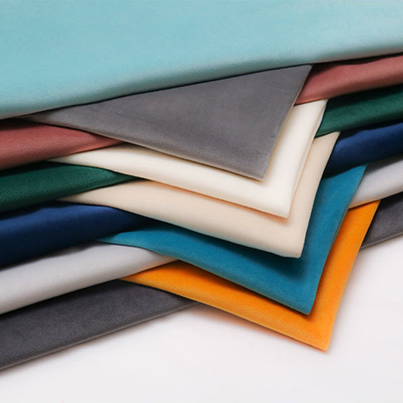 Velvet Modern Style Sofa 2/3-seat Tuxedo Arm Sofa with 2 Pillows