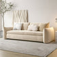 Velvet Sofa Bed with Square Arm Convertible 35.43" D Sofa for Living Room