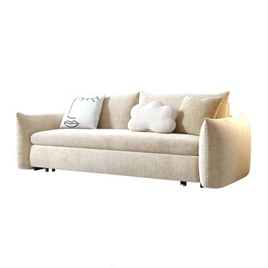 Samtsofa Bett mit Quadratarm Cabrio 35,43 "D Sofa für Wohnzimmer