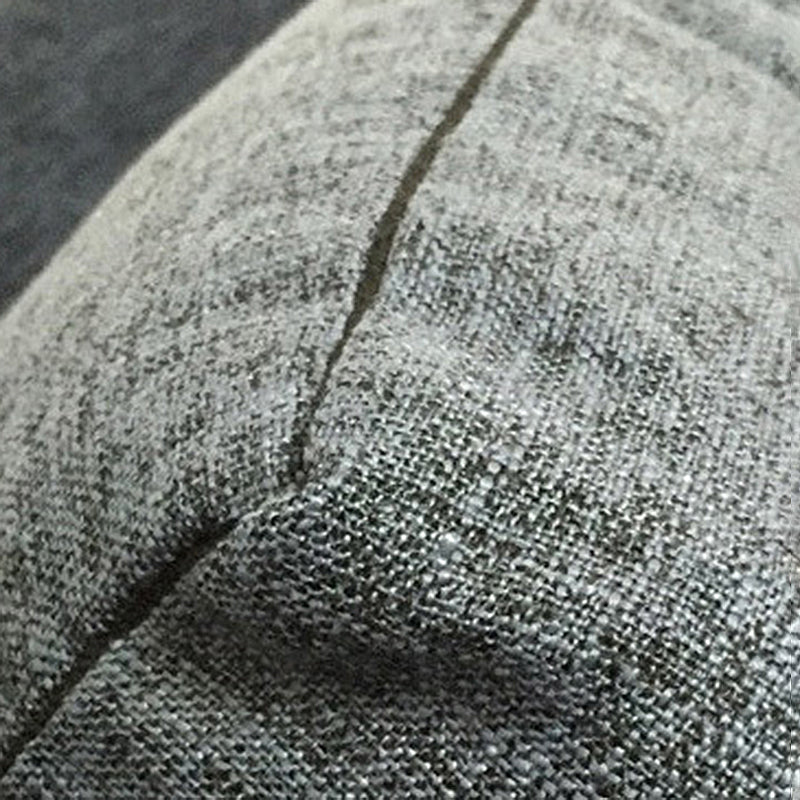 Salon canapé couvert de coussin coussin top top bras canapé arrière lâche en gris