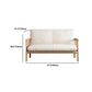 Fabricant contemporain canapé couvert de sofa en bois massif de 30,31 "