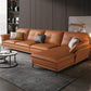 Contemporary Faux Leather Stationary Living Room Pillow Top Arm Seating