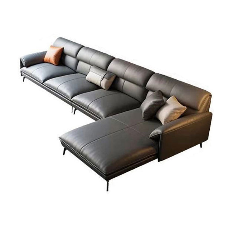 Glam Stationary echtes Lederkissen Top Arm Kissen Sofa -Chaise