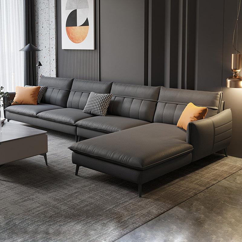 Soggiorno stazionario in vetro stazionario in pelle stazionaria cuscinetti del braccio ad incasso