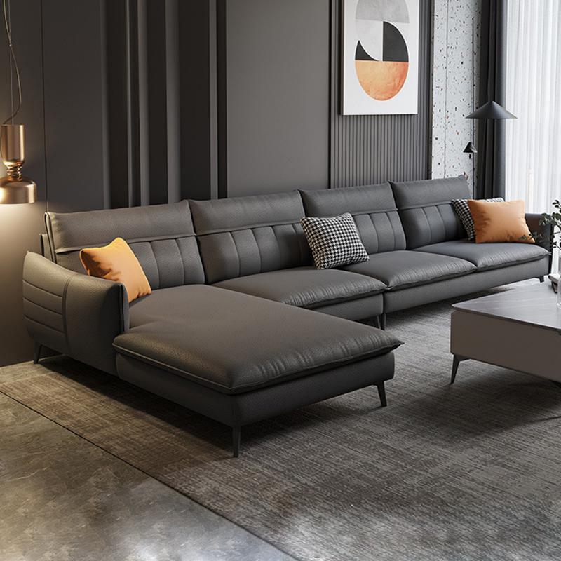 Soggiorno stazionario in vetro stazionario in pelle stazionaria cuscinetti del braccio ad incasso