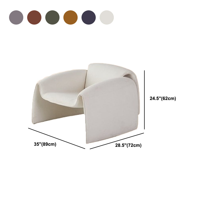 Nordische Wohnzimmerarme enthielten fester Rückenschlitten Akzent Sessel