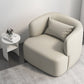 Nordic Arms Included with Pillow Fixed Back Living Room Accent Armchair Off-White 1 Piece Clearhalo 'Accent Chairs' 'accent_chairs' 'Chairs & Seating' 'furn' 'furn_accent_chairs' 'Furniture' 'Living Room Furniture' 5961660