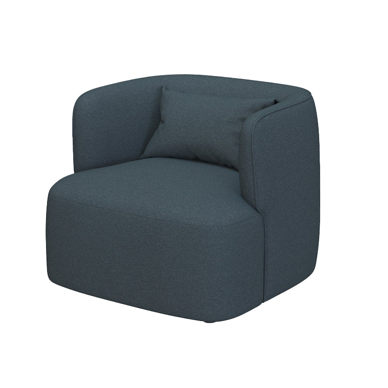 Nordic Arms Included with Pillow Fixed Back Living Room Accent Armchair Clearhalo 'Accent Chairs' 'accent_chairs' 'Chairs & Seating' 'furn' 'furn_accent_chairs' 'Furniture' 'Living Room Furniture' 5961665