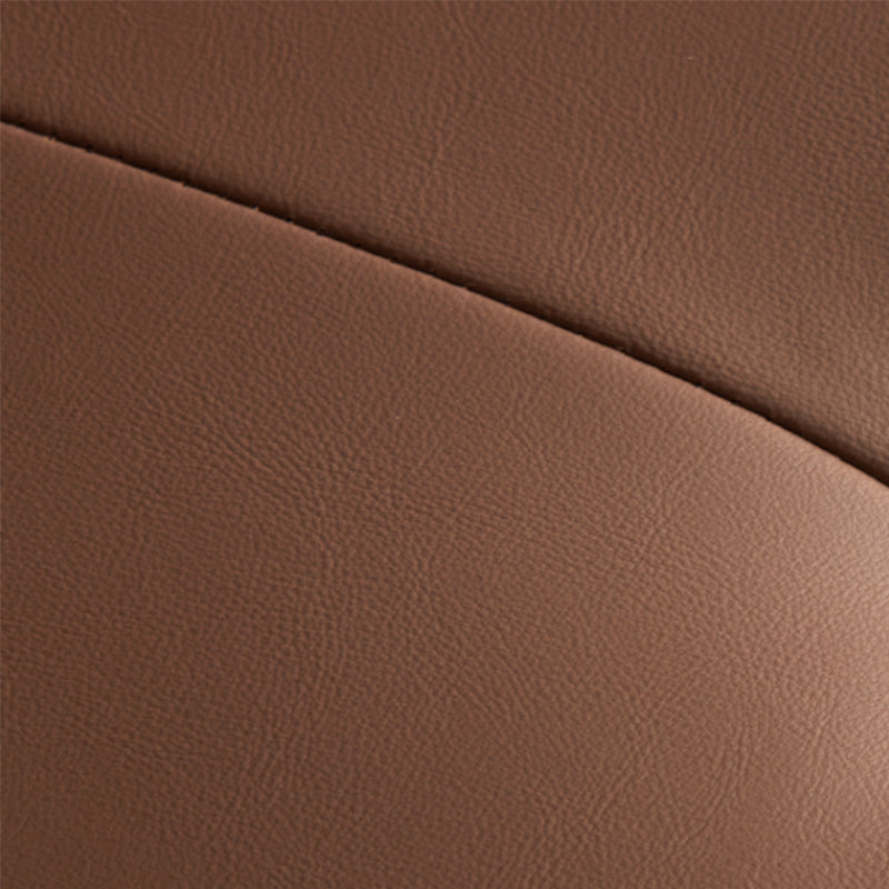 Contemporary Bonded Leather Armless with Black Legs Pillow Back Accent Room Chair