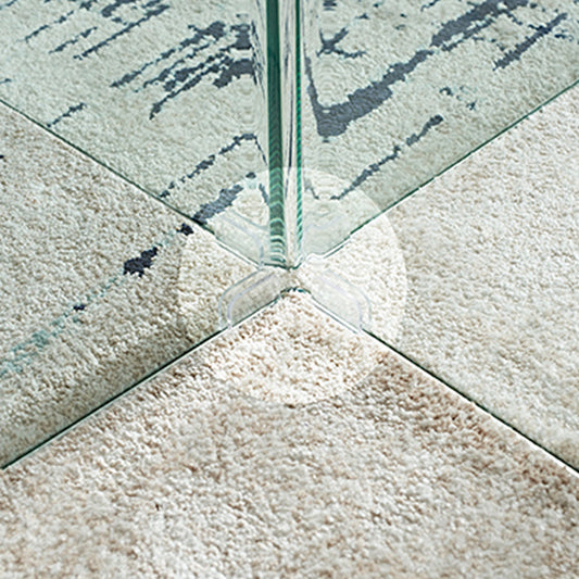 Tavolino in vetro trasparente in vetro Dia 39,37 in 1 tavolo da cocktail singolo