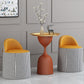 Mid-Century Modern Iron Coffee Cocktail Table Pedestal Cocktail Table Clearhalo 'Coffee & Accent Tables' 'Coffee Tables' 'coffee_tables' 'furn' 'furn_coffee_tables' 'Furniture' 'Living Room Furniture' 5962009