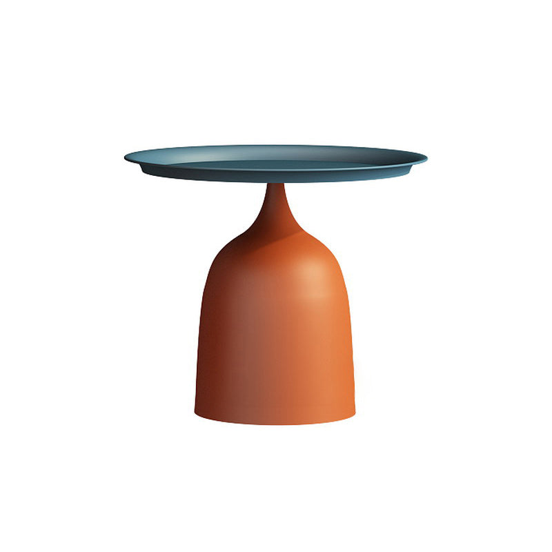 Mid-Century Modern Iron Coffee Cocktail Table Pedestal Cocktail Table Clearhalo 'Coffee & Accent Tables' 'Coffee Tables' 'coffee_tables' 'furn' 'furn_coffee_tables' 'Furniture' 'Living Room Furniture' 5962011