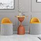 Mid-Century Modern Iron Coffee Cocktail Table Pedestal Cocktail Table Clearhalo 'Coffee & Accent Tables' 'Coffee Tables' 'coffee_tables' 'furn' 'furn_coffee_tables' 'Furniture' 'Living Room Furniture' 5962017