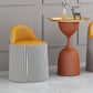 Mid-Century Modern Iron Coffee Cocktail Table Pedestal Cocktail Table Clearhalo 'Coffee & Accent Tables' 'Coffee Tables' 'coffee_tables' 'furn' 'furn_coffee_tables' 'Furniture' 'Living Room Furniture' 5962019