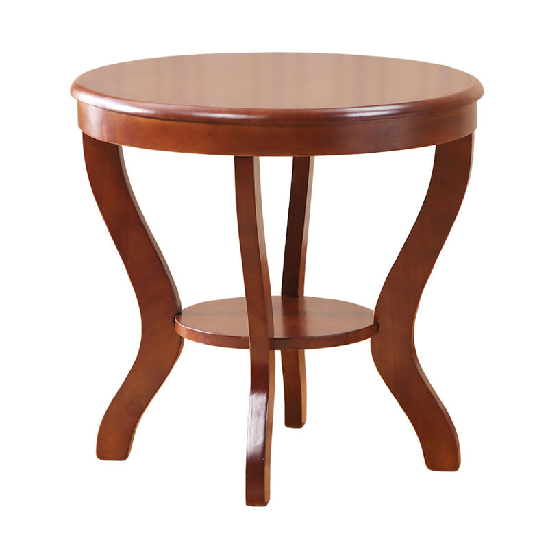 Round 4 Legs End Table Traditional Side End Table for Living Room Clearhalo 'Coffee & Accent Tables' 'End & Side Tables' 'end_side_tables' 'furn' 'furn_end_side_tables' 'Furniture' 'Living Room Furniture' 5962285