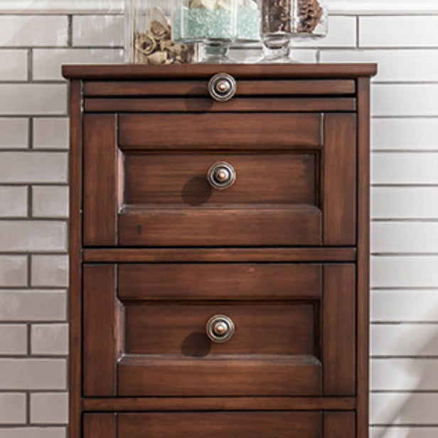 Contemporary Accent Chest with 4 Drawers and Distressed Finish Metal Clearhalo 'Cabinets & Chests' 'cabinets_chests' 'furn' 'furn_cabinets_chests' 'Furniture' 'Living Room Furniture' 5962335