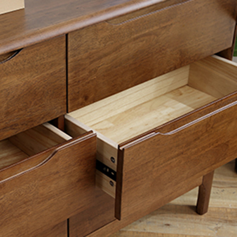 Contemporary Chest Rubberwood Accent Chest in Antique Finish Clearhalo 'Cabinets & Chests' 'cabinets_chests' 'furn' 'furn_cabinets_chests' 'Furniture' 'Living Room Furniture' 5962446