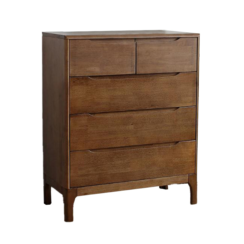 Contemporary Chest Rubberwood Accent Chest in Antique Finish Clearhalo 'Cabinets & Chests' 'cabinets_chests' 'furn' 'furn_cabinets_chests' 'Furniture' 'Living Room Furniture' 5962451