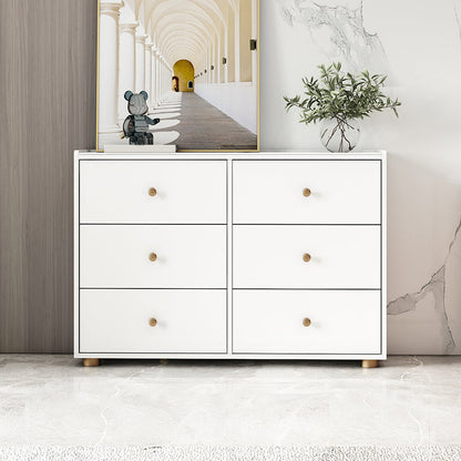 Armoire d'armoire à accent en bois moderne avec tiroir