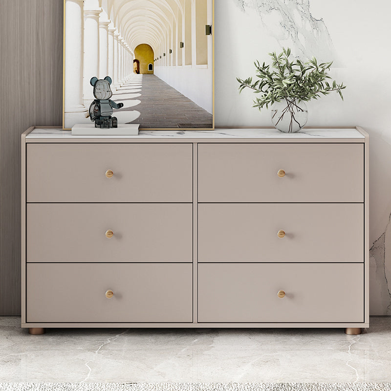 Armoire d'armoire à accent en bois moderne avec tiroir