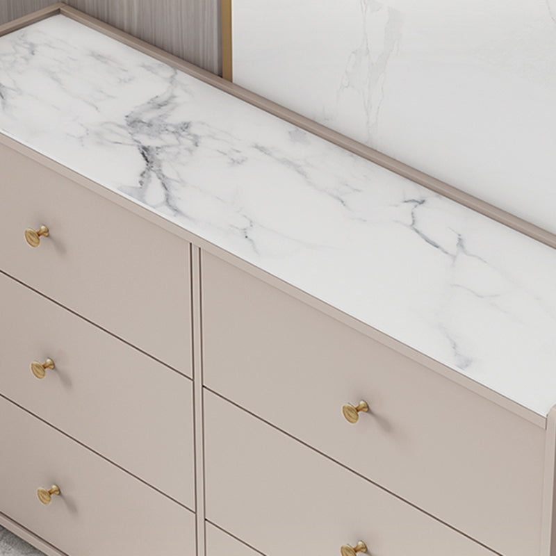 Armoire d'armoire à accent en bois moderne avec tiroir