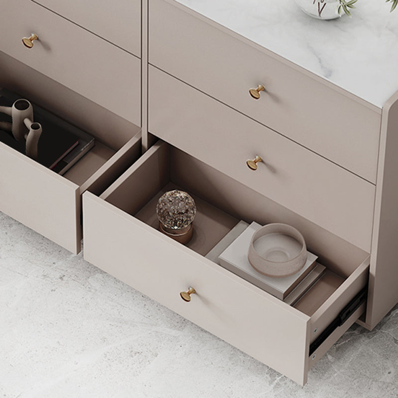 Armoire d'armoire à accent en bois moderne avec tiroir