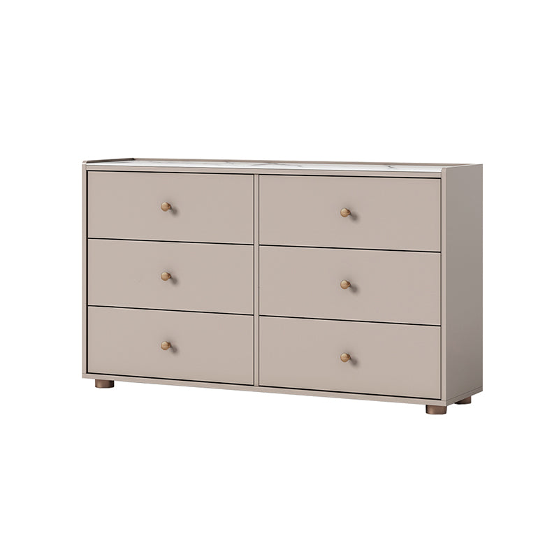 Armoire d'armoire à accent en bois moderne avec tiroir