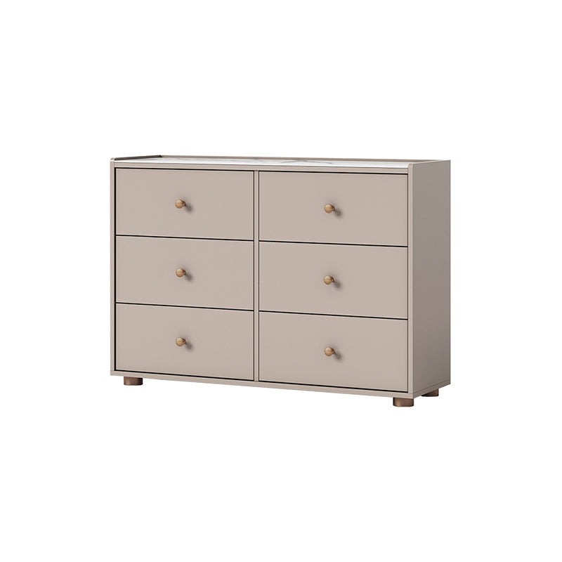 Armoire d'armoire à accent en bois moderne avec tiroir