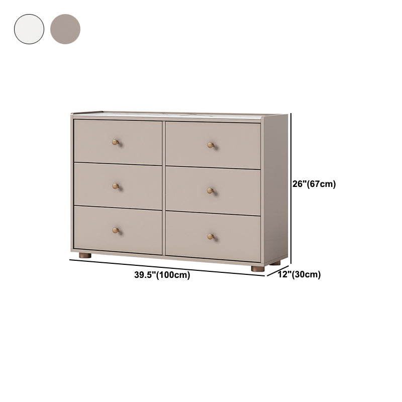 Armoire d'armoire à accent en bois moderne avec tiroir