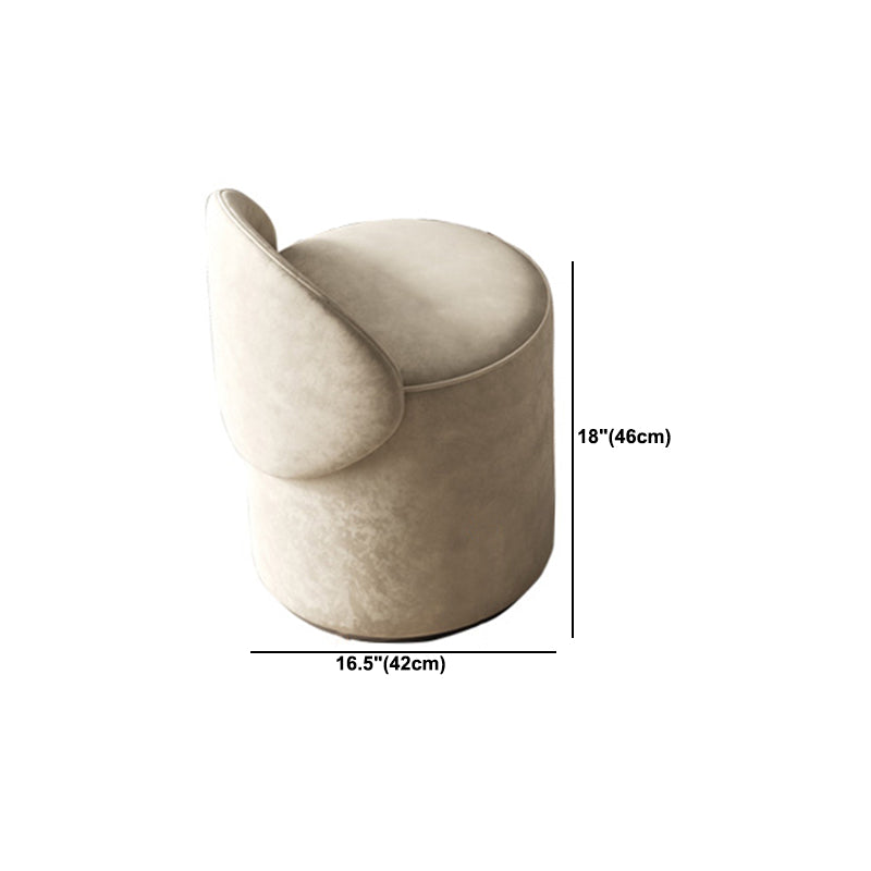 2 Drawers Makeup Table with Stool Stone Vanity Desk for Women - 15.75" D