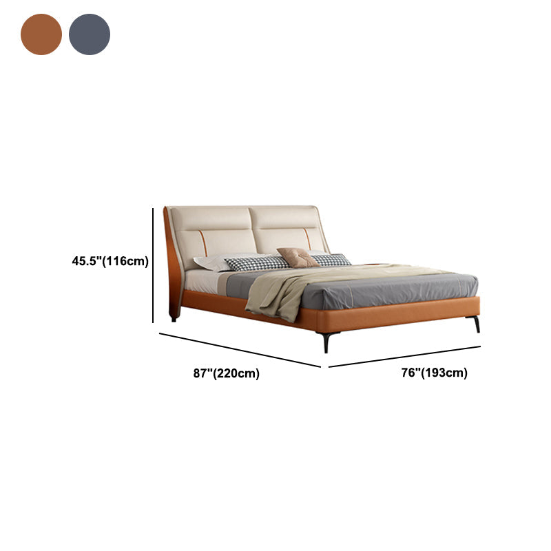 Glam Solid Wood Mattress Included with Headboard Panel Rectangular Bed Frame