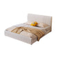 Contemporary Solid Color Mattress Included with Headboard Rectangular Standard Bed