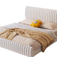 Contemporary Solid Color Mattress Included with Headboard Rectangular Standard Bed
