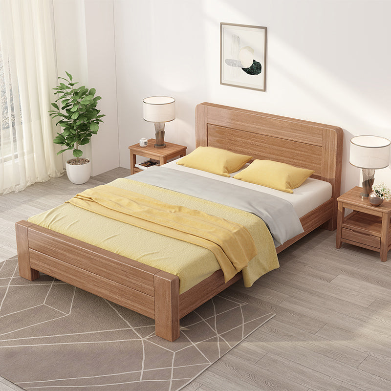 Noyer scandinave avec tête de lit Rectangulaire Panneau standard