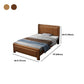 Scandinavian Solid Wood Standard Bed Natural Bed with Storage