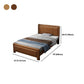 Scandinavian Solid Wood Standard Bed Natural Bed with Storage
