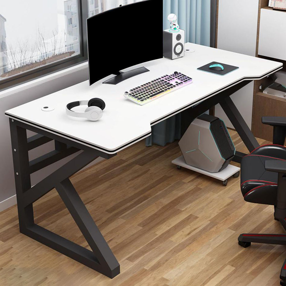 Kabelmanagement Gaming Desk Ergonomische rechteckige Computertisch für Zuhause