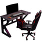 Kabelmanagement Gaming Desk Ergonomische rechteckige Computertisch für Zuhause