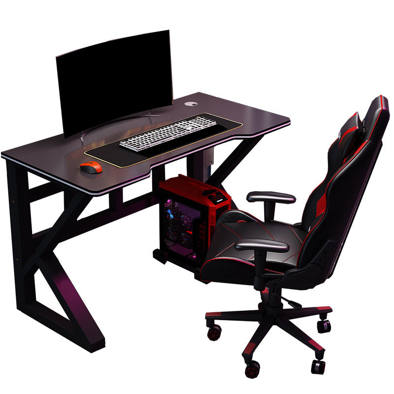 Kabelmanagement Gaming Desk Ergonomische rechteckige Computertisch für Zuhause