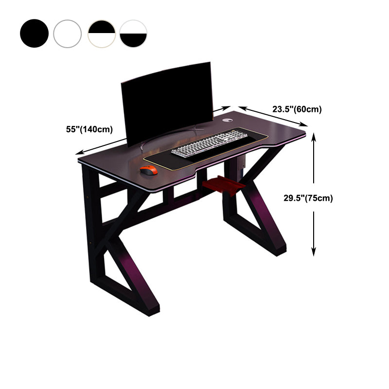 Kabelmanagement Gaming Desk Ergonomische rechteckige Computertisch für Zuhause