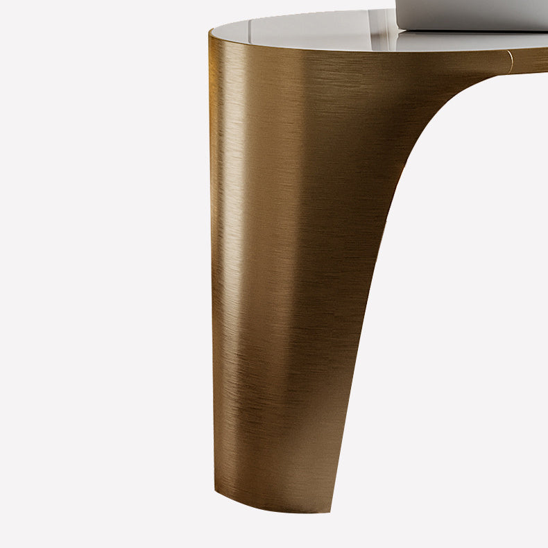 Dessert de pierre de piédestal glamour avec des tiroirs bureau pour le bureau