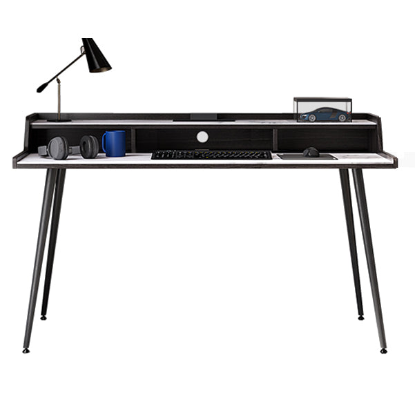 Bureau d'ordinateur en pierre de style industriel bureau rectangulaire de bureau