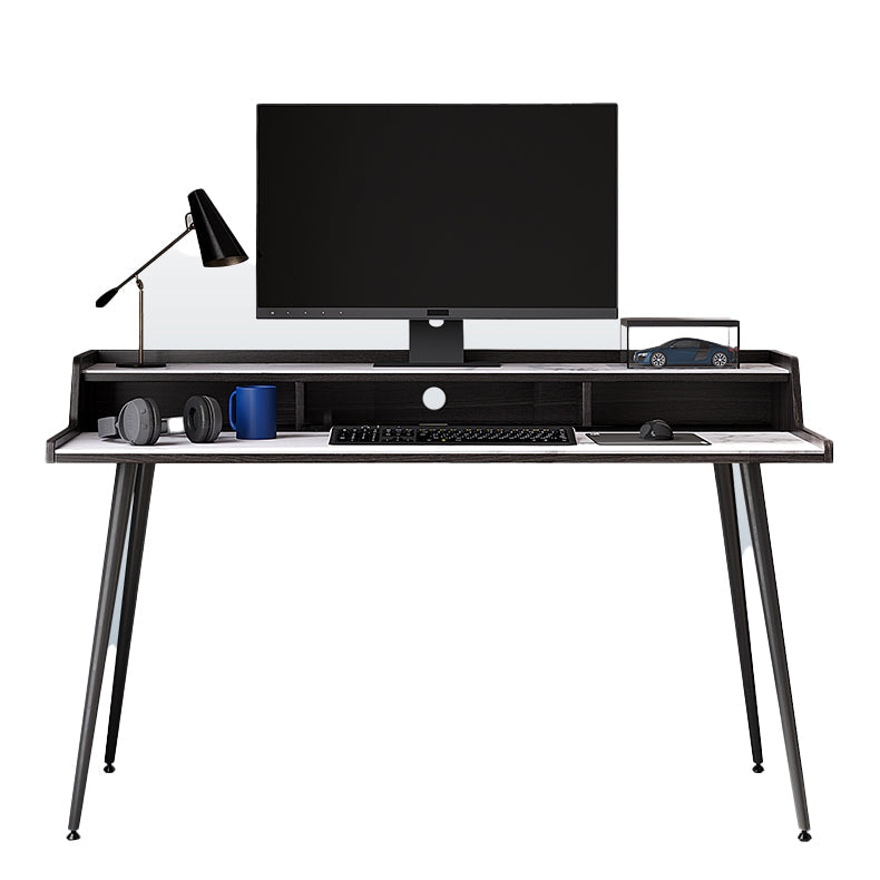 Bureau d'ordinateur en pierre de style industriel bureau rectangulaire de bureau