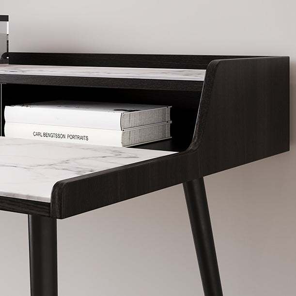 Bureau d'ordinateur en pierre de style industriel bureau rectangulaire de bureau